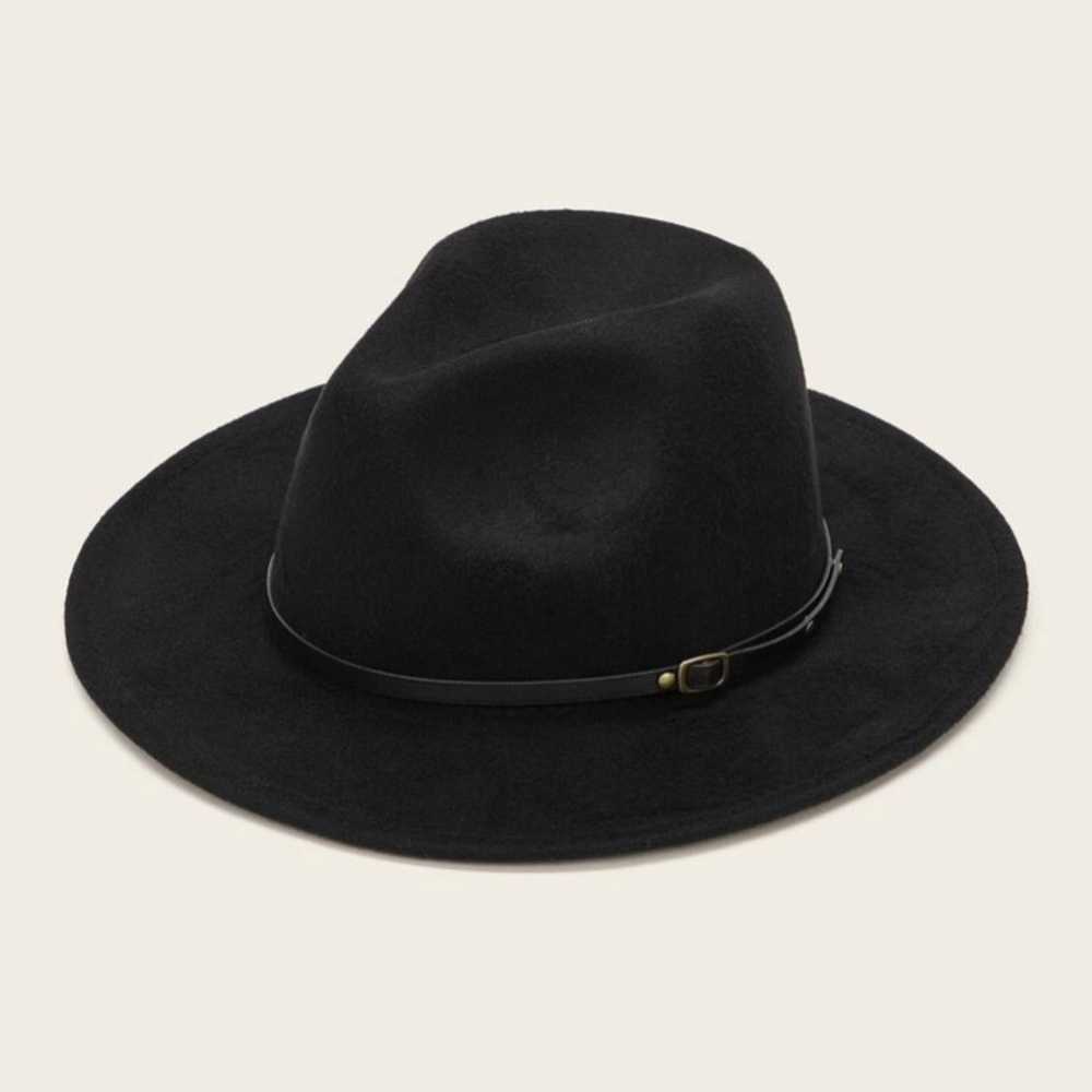 Black Floppy Hat